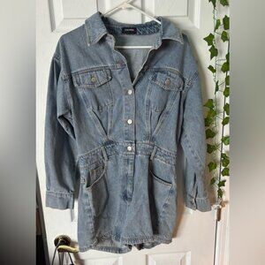 Calypso Light Blue Denim Jumpsuit - Originally Retailed at 100.00